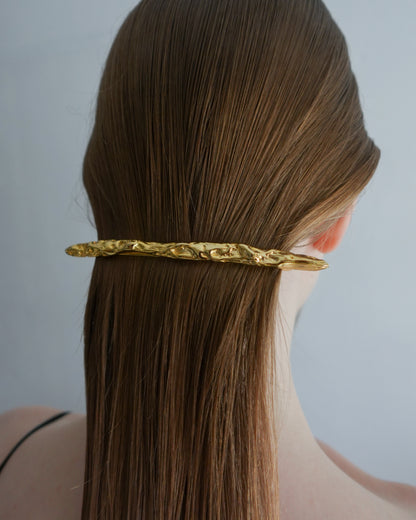 strata barrette(gold)