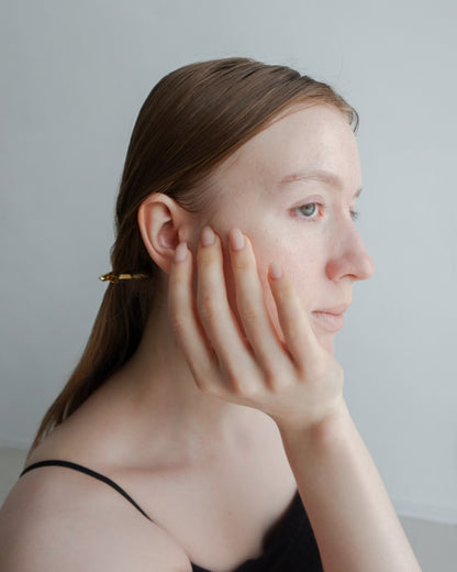 strata barrette(gold)