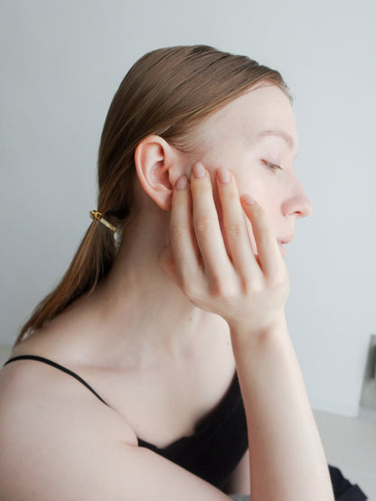 strata barrette(gold)