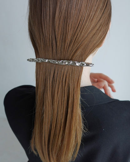 strata barrette(silver)
