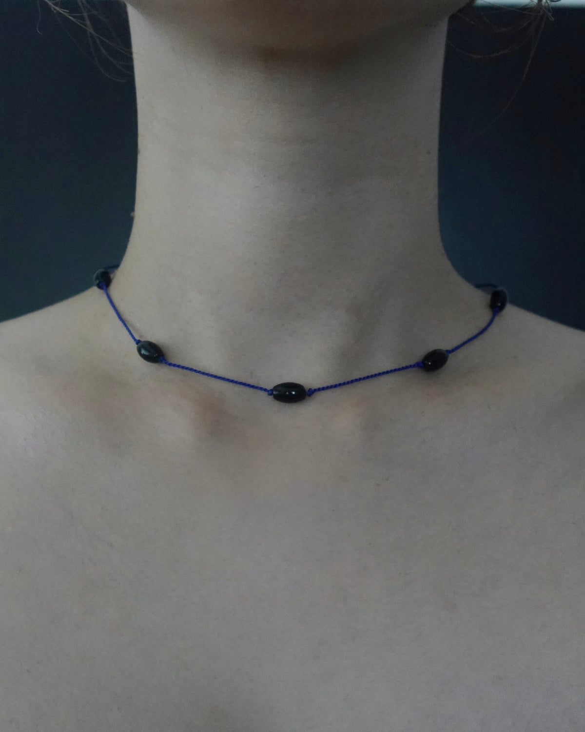 ToUJI code necklace (BLUE)