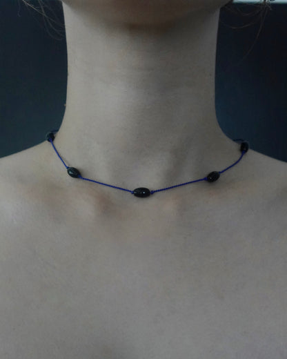 ToUJI code necklace (BLUE)