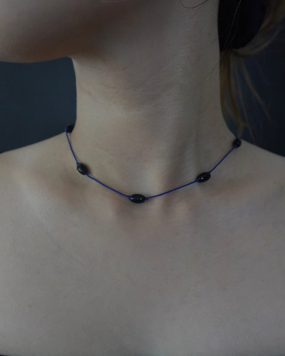 ToUJI code necklace (BLUE)