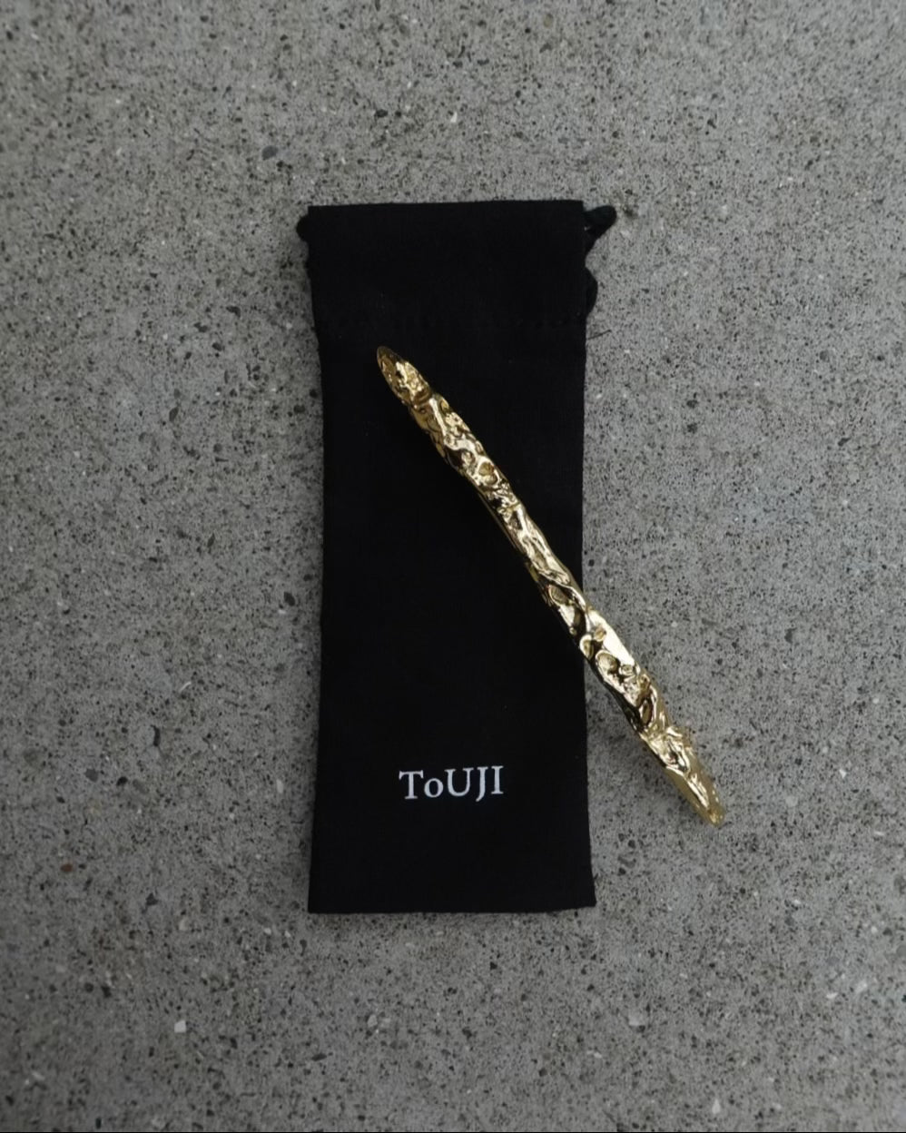 strata barrette(gold)