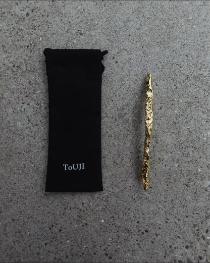 strata barrette(gold)