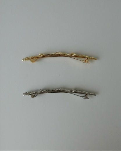 strata barrette(gold)
