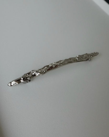 strata barrette(silver)
