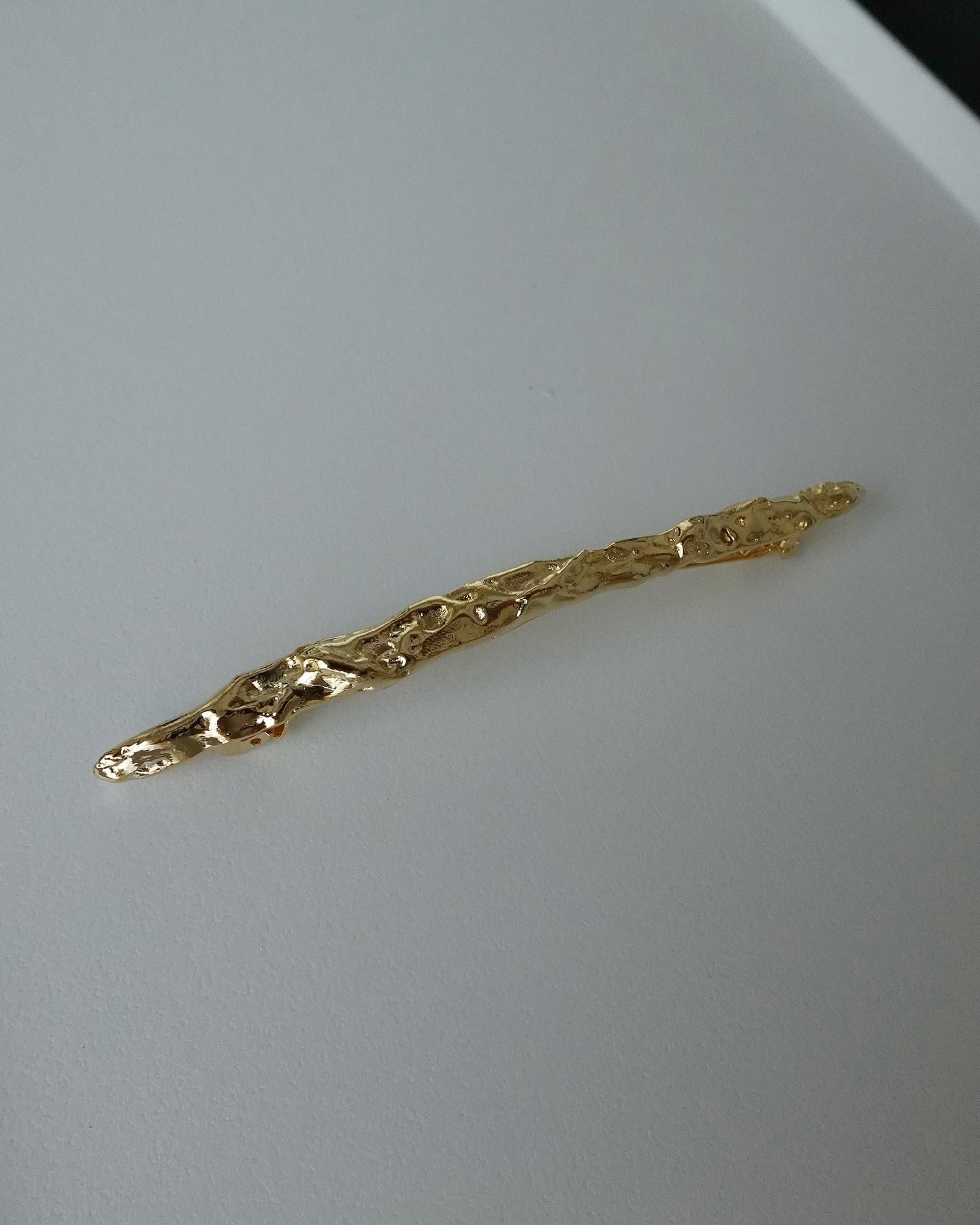 strata barrette(gold)