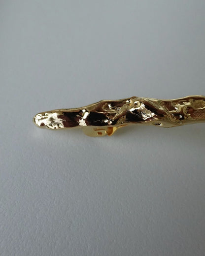 strata barrette(gold)