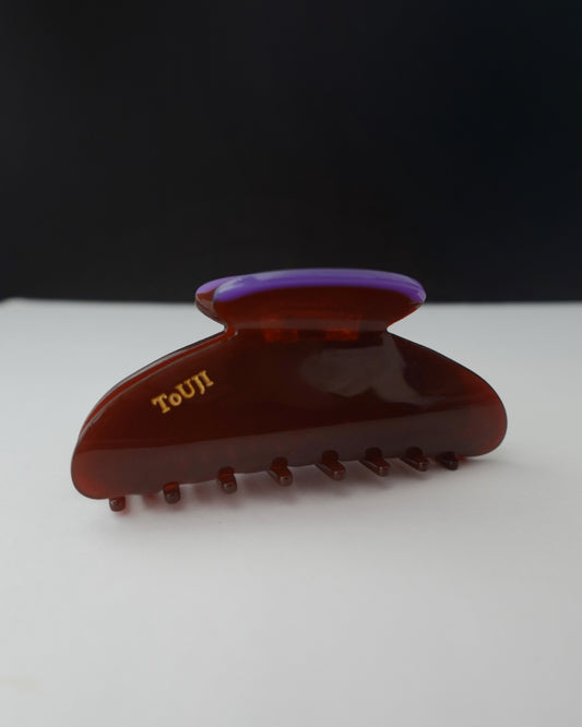 【10/2 Fri.12:00-予約開始】ToUJI hair clip (RED BROWN)