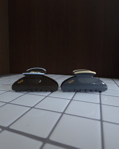 【予約受付中】ToUJI hair clip BROWN・GRAY 2set