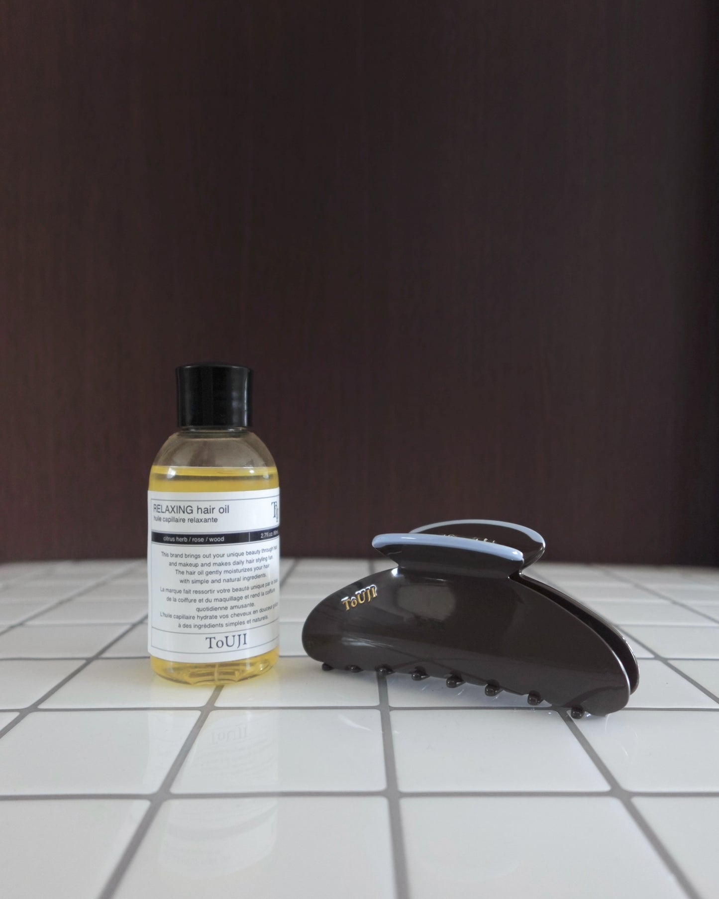 【予約受付中】Hair styling set A (RELAXING hair oil・BROWN)