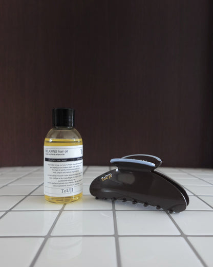 【予約受付中】ToUJI hair clip(BROWN)