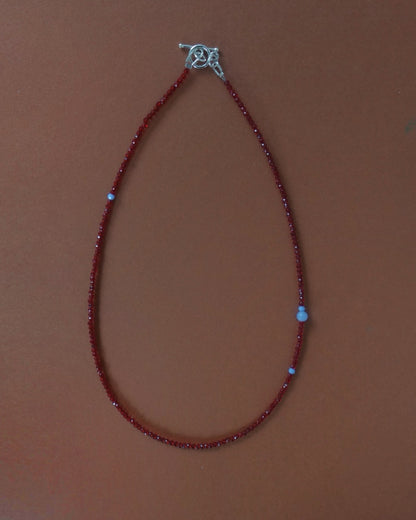 ※完売※【7/17 Fri.21:00- 予約開始】 ToUJI necklace （RED-a)