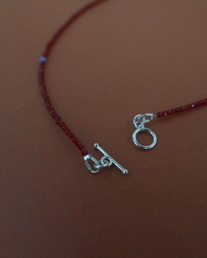 ※完売※【7/17 Fri.21:00- 予約開始】 ToUJI necklace （RED-a)