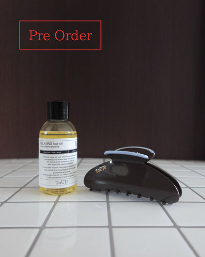 【6/12 fri. 21:00〜予約開始】Hair styling set A (RELAXING hair oil・BROWN)