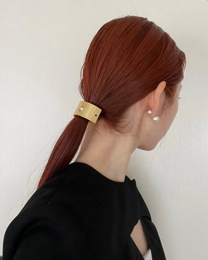 vintage hair cuff  (gold）