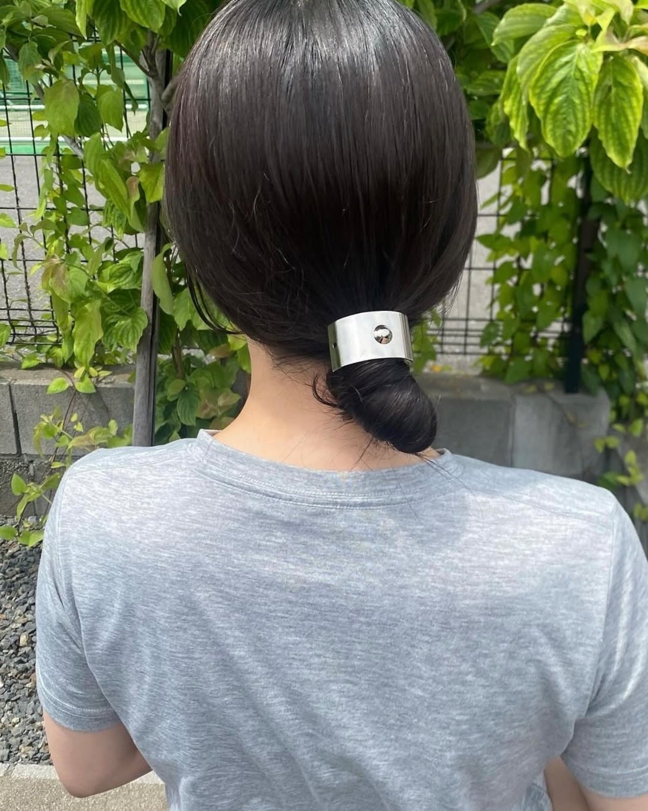 vintage hair cuff  (silver）