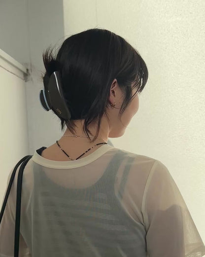 【予約受付中】ToUJI hair clip(BROWN)