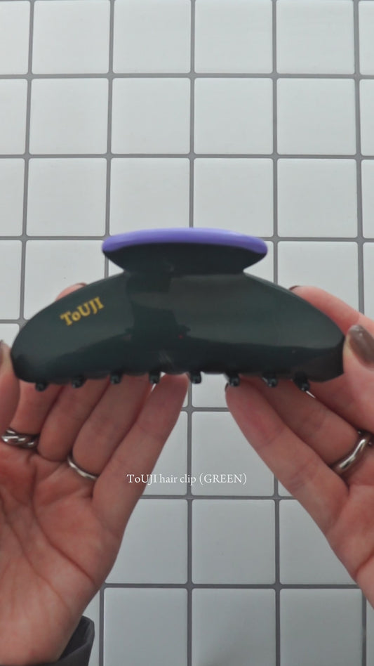 ToUJI hair clip (GREEN)